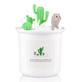 Vase-shaped USB pet humidifier in cherry blossom pink on a table