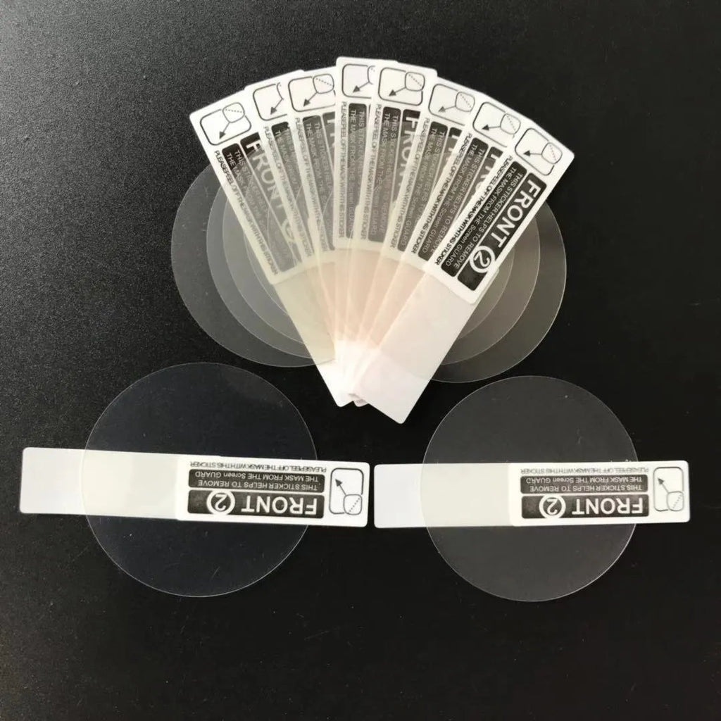 Transparent PET screen protector film for Ticwatch2 smartwatch with three pieces and matte finish