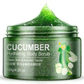 Cucumber Skin facial scrub in 150g packaging, green colour variant, with cucumber extract for gentle exfoliation