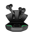Wireless Bluetooth in-ear sports earphones in N35 Black or W11 Black, showing earbuds and charging case.