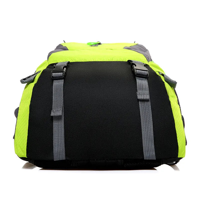 Outdoor climbing bag nylon rucksack with internal computer compartment 31x18x52cm in Black