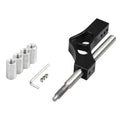Adjustable car gear lever in aluminium alloy and stainless steel, available in six colours, with hexagon wrench for installation