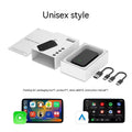 Car audio wired to wireless box ABS PC housing 76x43x12.3mm with two data cables