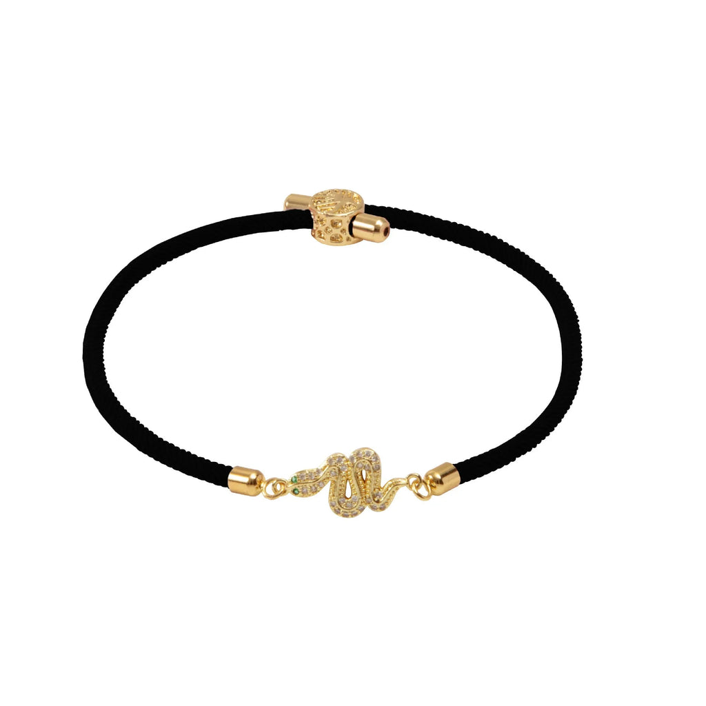 DIY woven watch band copper micro-inlaid snake rope bracelet in seven colours