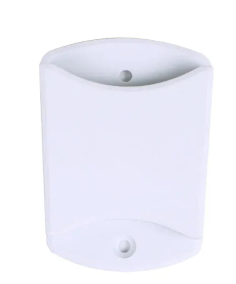 Silver aluminium desktop stand holding a tablet at an angle on a wooden desk.