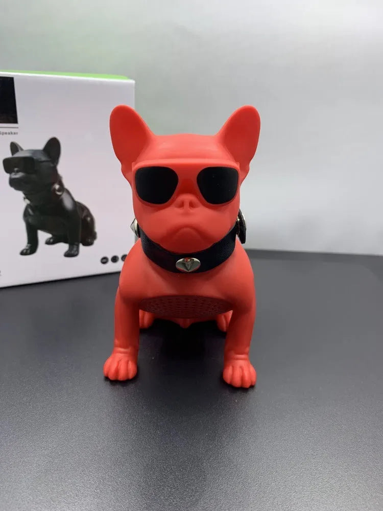 Bulldog Bluetooth wireless speaker in black, red, or white colour options