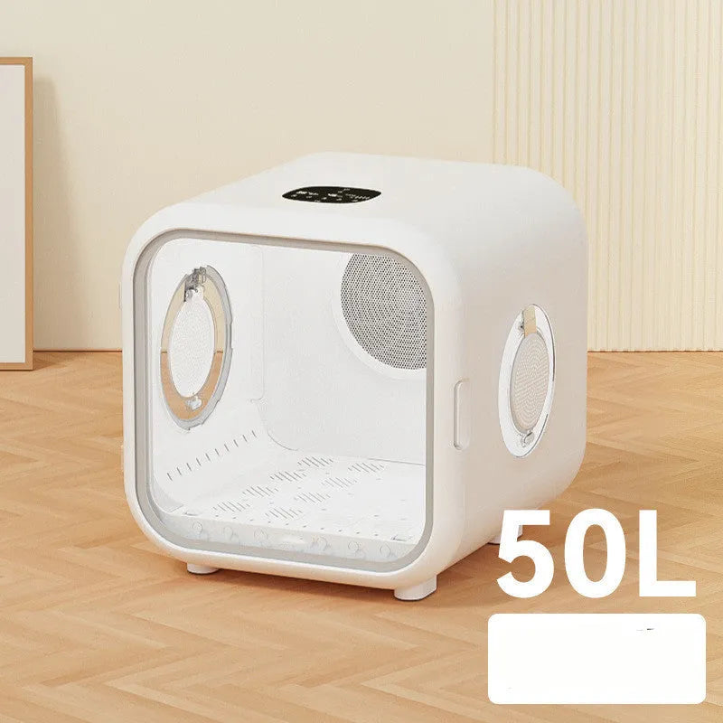 Pet intelligent drying box fully automatic non-boom style with 50L capacity and spiral heating wire for home use