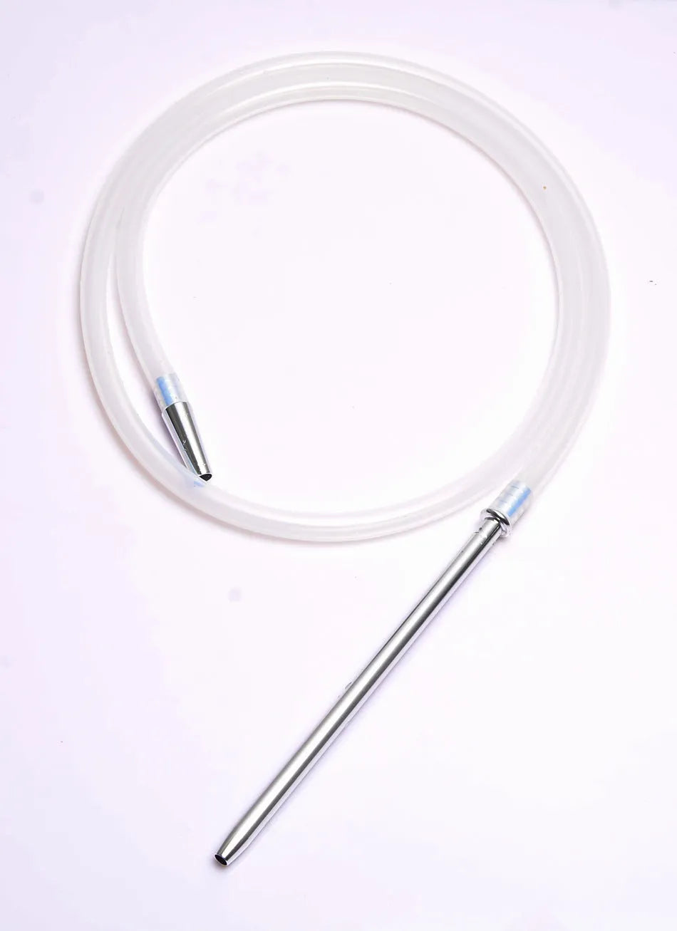 Creative silicone hookah hose in red blue green black silver gray clear colours with aluminium material