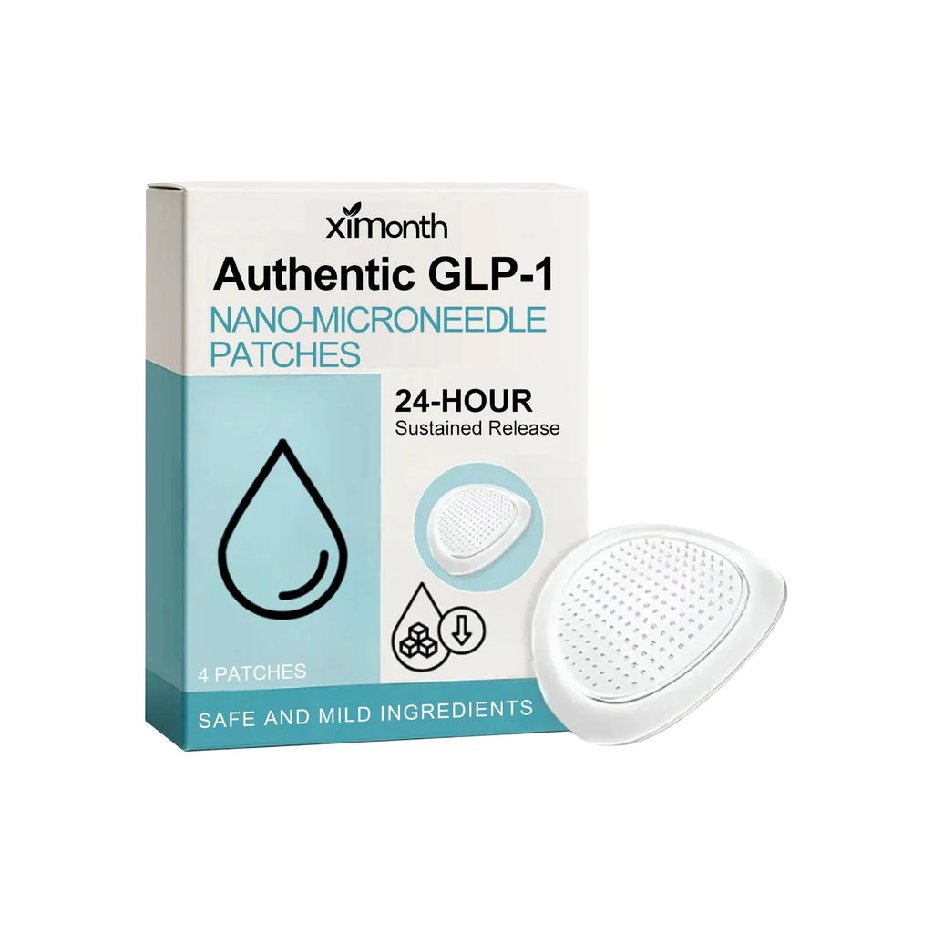 Pack of four body slimming adhesive patches for skin firming with acetyl hexapeptide-8