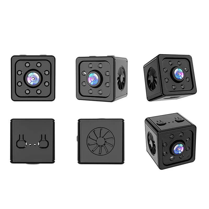 Black K13 remote sports action camera and mounting bracket on a white background.