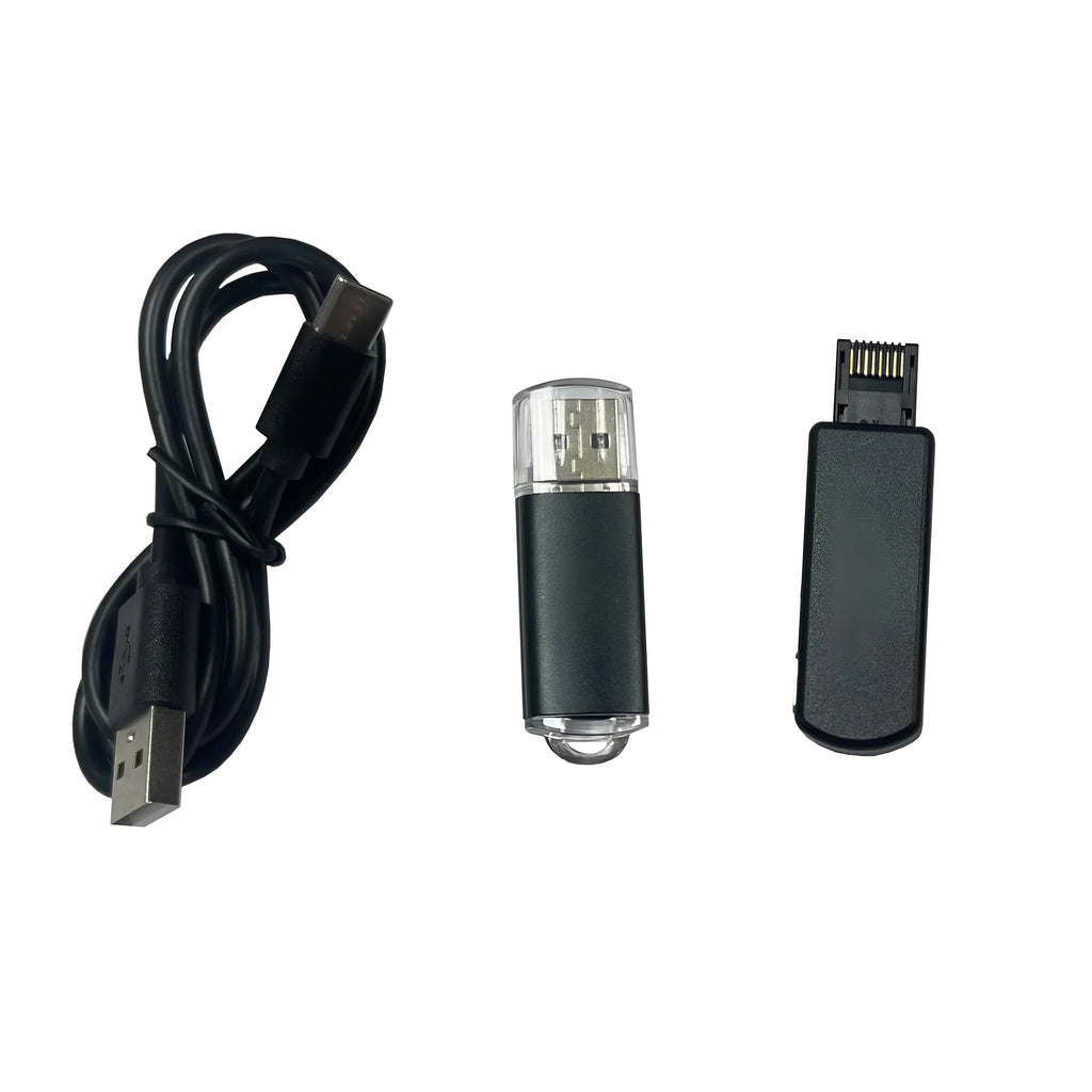 Black aluminium alloy PlayStation 4 USB host adapter tool with data cable