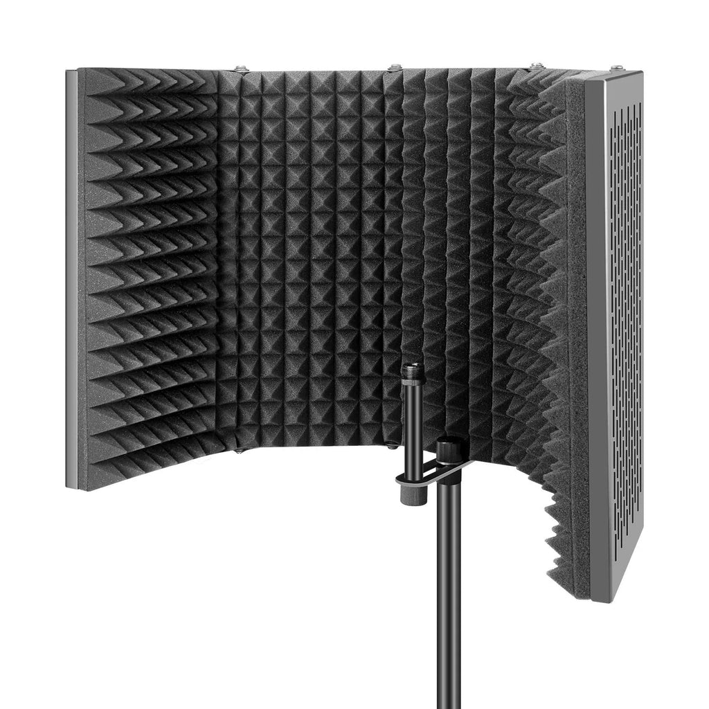 Microphone noise reduction screen YY-401 with external metal shell and internal sponge, Windshield colour