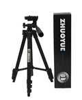 Y-334 universal camera tripod in black, folded to 35cm, compatible with Apple iPhone
