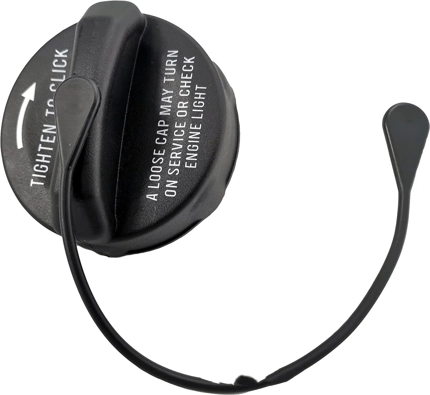 Black ABS fuel tank cap for Dodge Jeep JK, 7.5 by 7 by 7 centimetres, replacement part