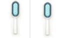 Green hair removal comb for cats and dogs with disposable wipes stickers, plastic body, 5.3 x 2.6 x 19 cm