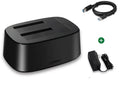 Green Link CM198 black external hard disk seat with USB and power cables