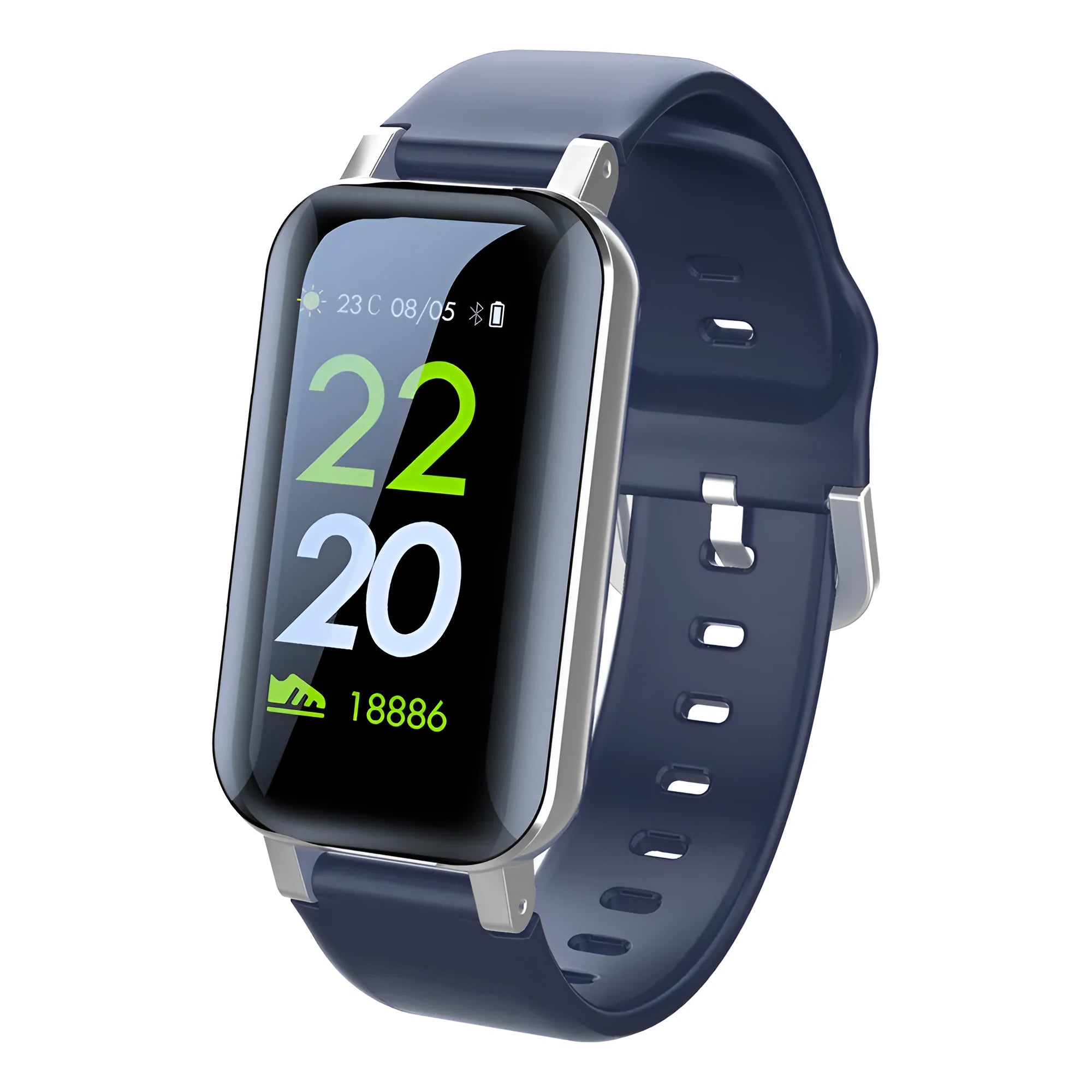 Call Bracelet wireless fitness tracker in black, blue or coffee colour with heart rate monitor