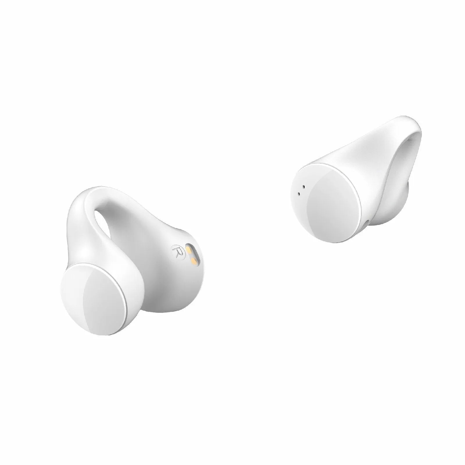 Open ear clip headset TWS Bluetooth 5.0 with 11.2mm driver in black and white colours