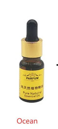 10ml essential oil bottle with dropper, available in Cologne Jasmine and Ocean scents for humidifier and diffuser use