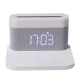 Wireless charging desktop clock night light table lamp in modern simple design