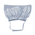 Adjustable pet shower cap in silver, pink, or gold for dog and cat bath protection