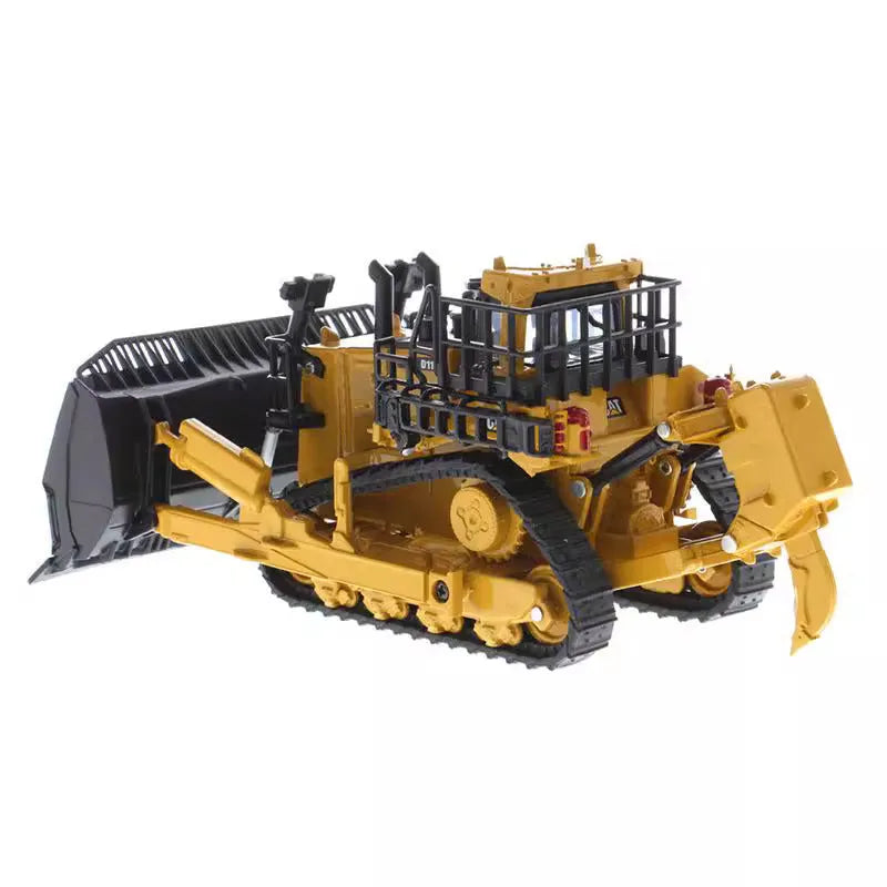 Carter alloy die-cast D11 bulldozer model in yellow packaging box for teenagers