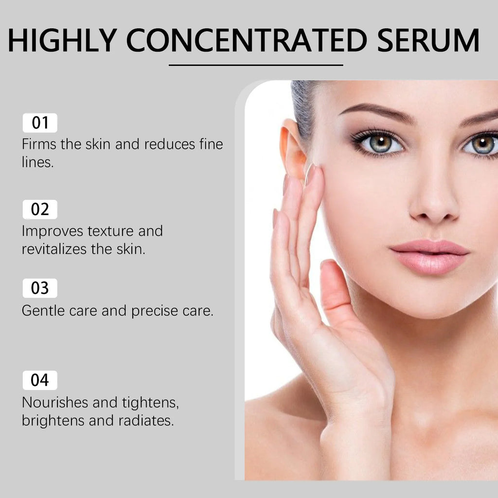 30ml bottle of Light Lines Nourish Skin Smear Care Solution with collagen and coffee extract
