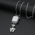 Watch necklace feather hanging strap in assorted designs for 38-49mm watch cases
