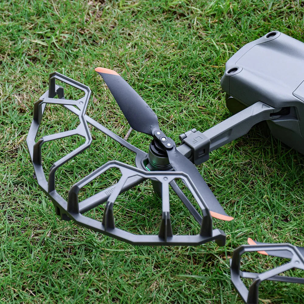 Grey ABS plastic propeller guard for DJI Mavic Air 2 and Air 2S drones on a white background.