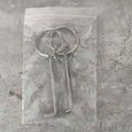 Two-piece alloy wrench tool set for portable household DIY use