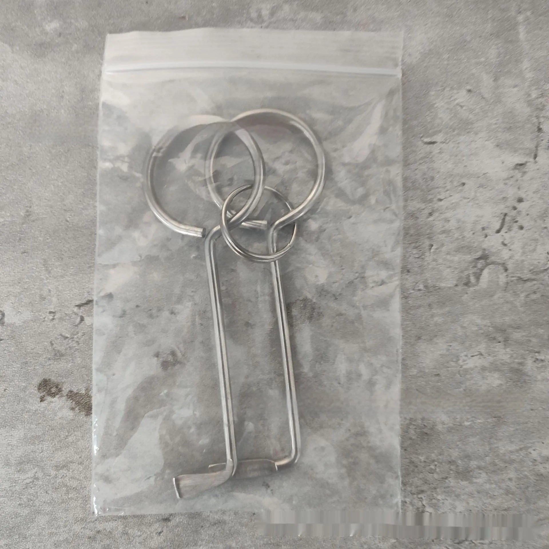 Two-piece alloy wrench tool set for portable household DIY use