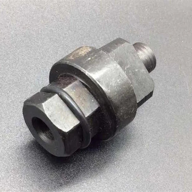 Aodi T40058 crankshaft rotating sleeve and timing tool adapter for engine service.