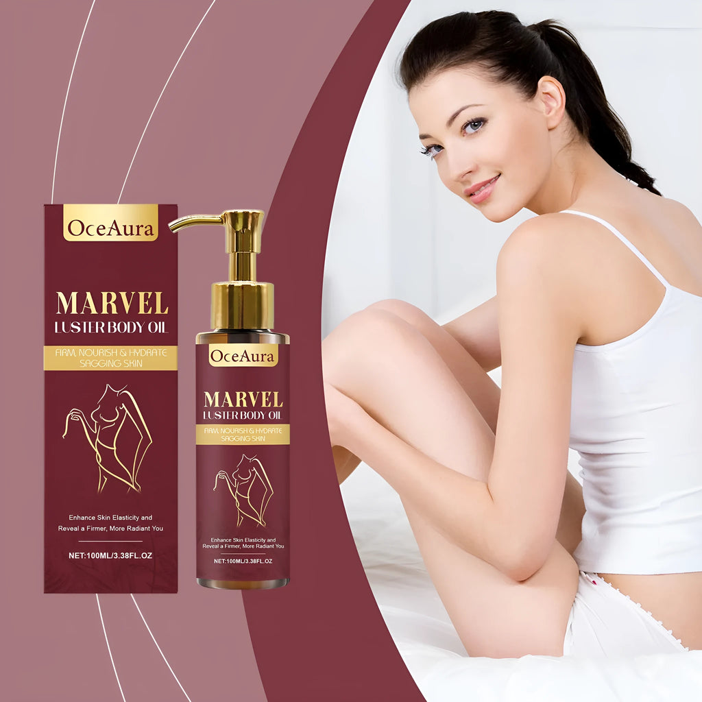 100ml bottle of Gloss Care Body Massage Oil with sweet almond and jojoba oils