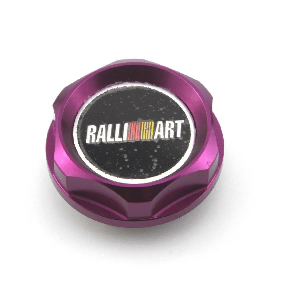 Aluminium alloy oil filter cap for Mitsubishi vehicles in six colour options