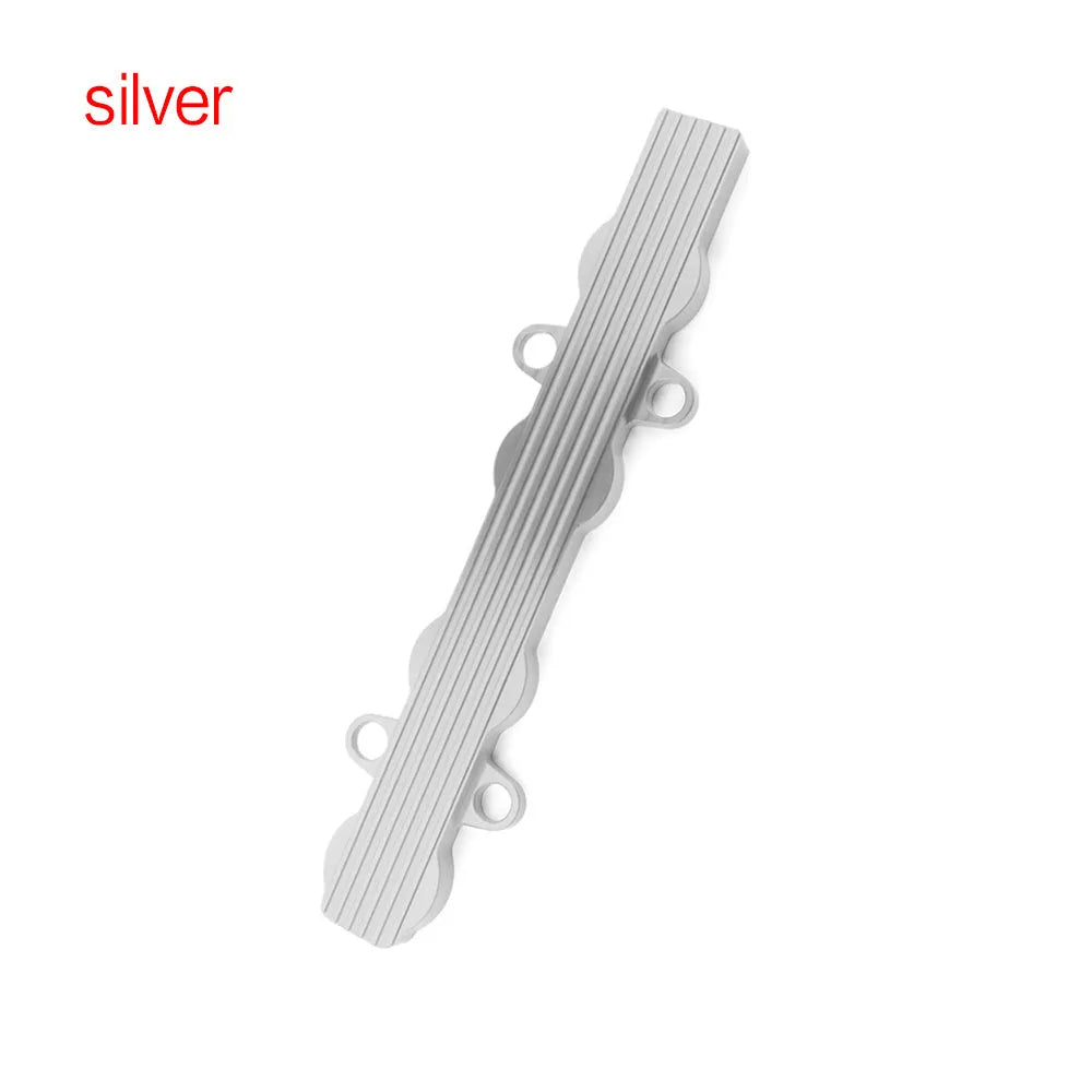 Aluminium alloy engine cover in blue, red, and silver colour options