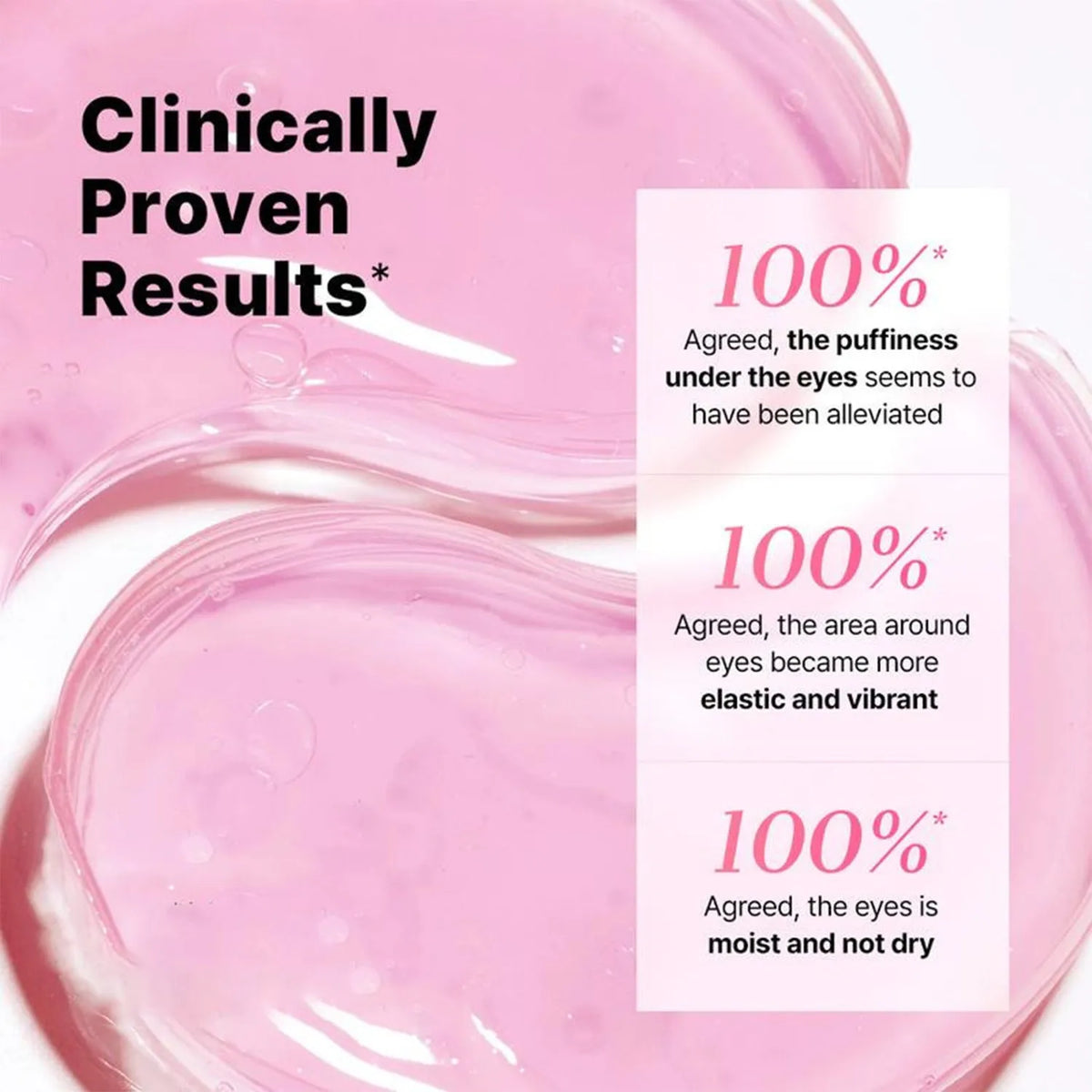 Hydrating eye mask 30g with collagen and glycerin for fine lines and under-eye moisture