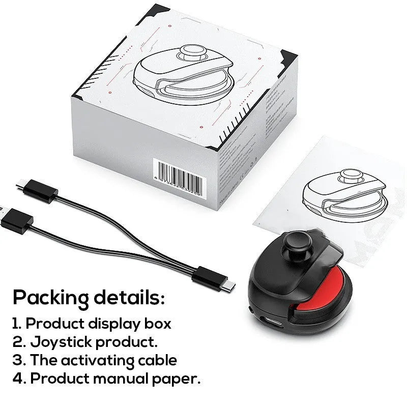 Mi Mo MB01 USB gaming stick controller measuring 8.8cm with black or white ABS plastic construction