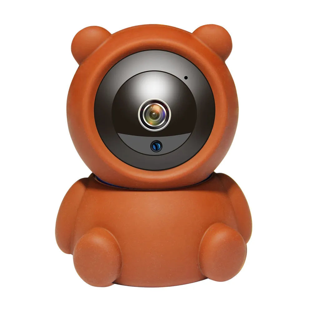 Bear 1080P WiFi security camera with auto-tracking and infrared night vision