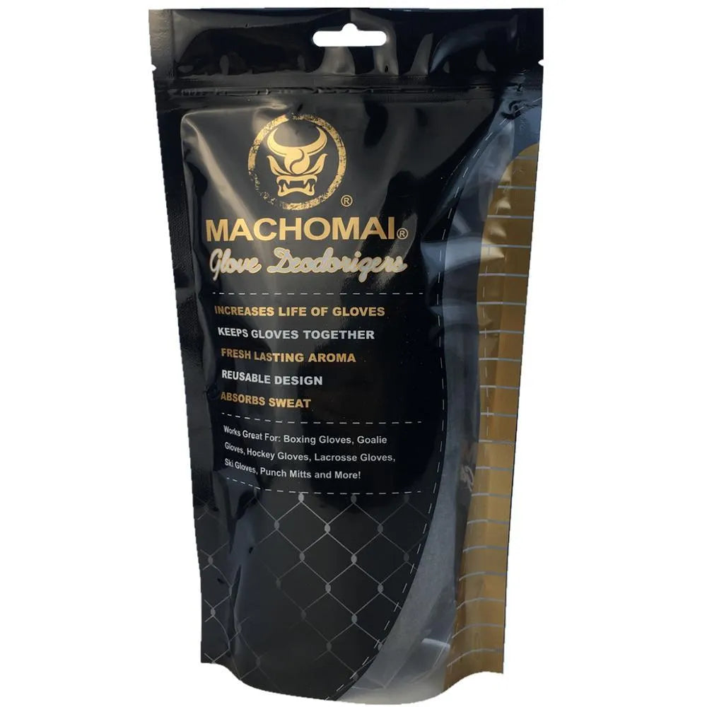Boxing gloves moistureproof bag with high grade flannelette and absorbent pad in Lavender, Ocean, or Rose scent.