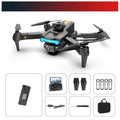 Flying drone 4K dual lens aerial photography quadcopter black plastic with optical flow positioning