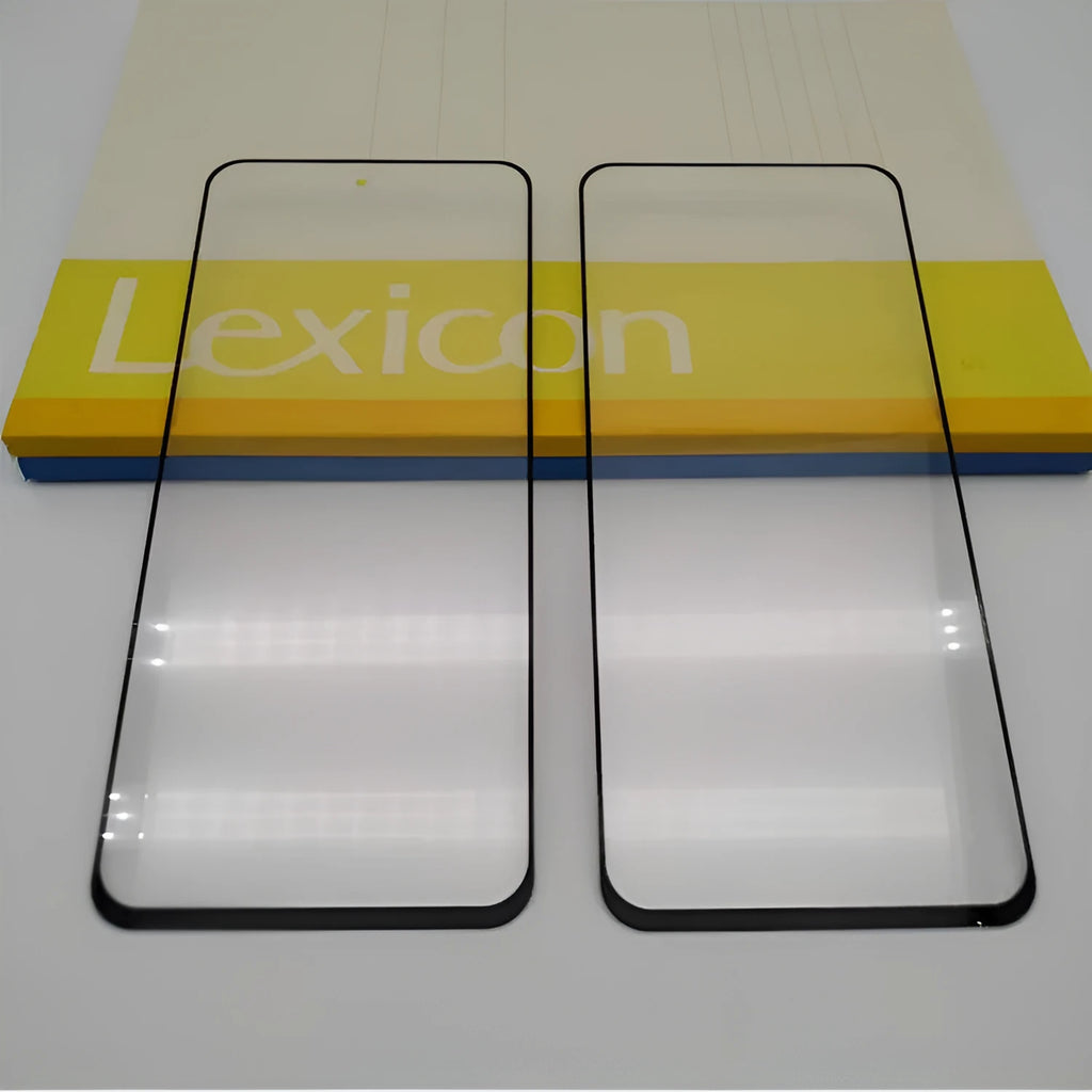 Black tempered glass screen protector with silkscreen edge for Realme8 and Realme8 Pro