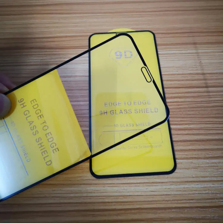 XiaoMi tempered glass screen protector in black for 10lite and 11lite series phones