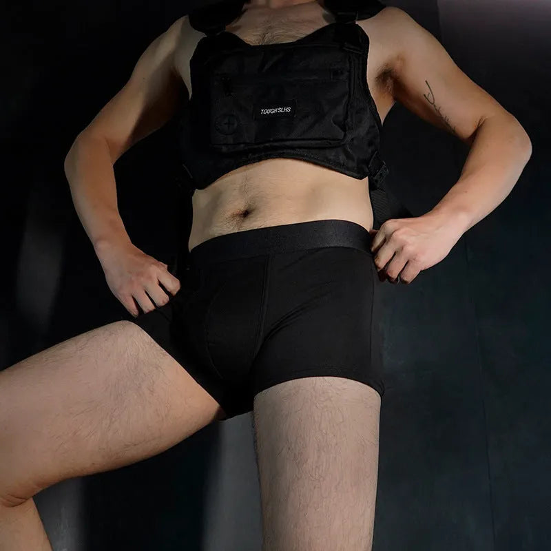 Men's cotton boxer shorts in solid colours showing size and colour options