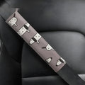 Dachshund cartoon pattern artificial leather car seatbelt shoulder protector cover.