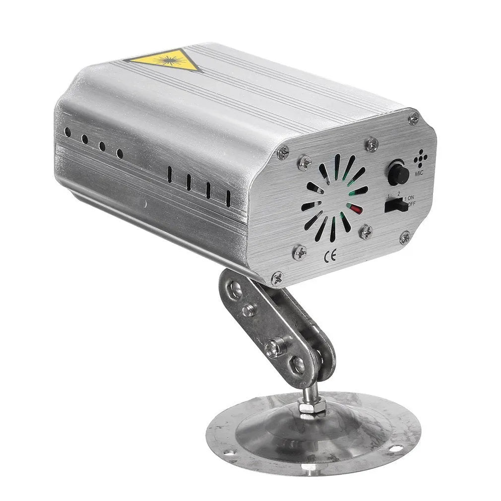 30W red and green laser party light with voice control and mounting bracket