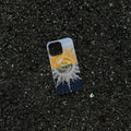 Magnetic two-in-one phone case for Apple 15 and 16 in Day and Night Sunshine colour with Feilin material
