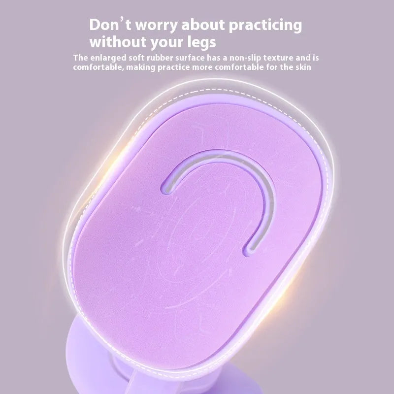 Leg pelvic floor muscle exercise Kegel trainer yoga aid product in taro purple or peach pink counting model