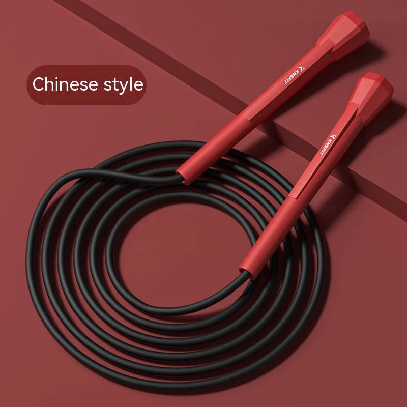 Children's PVC skipping rope 280cm long, 5mm diameter, in black, blue, red, purple or green.
