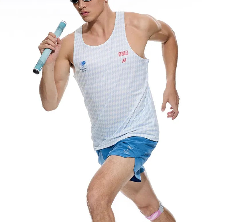 Spandex running shorts with laser punching stitching in Mysterious Black or Power Blue