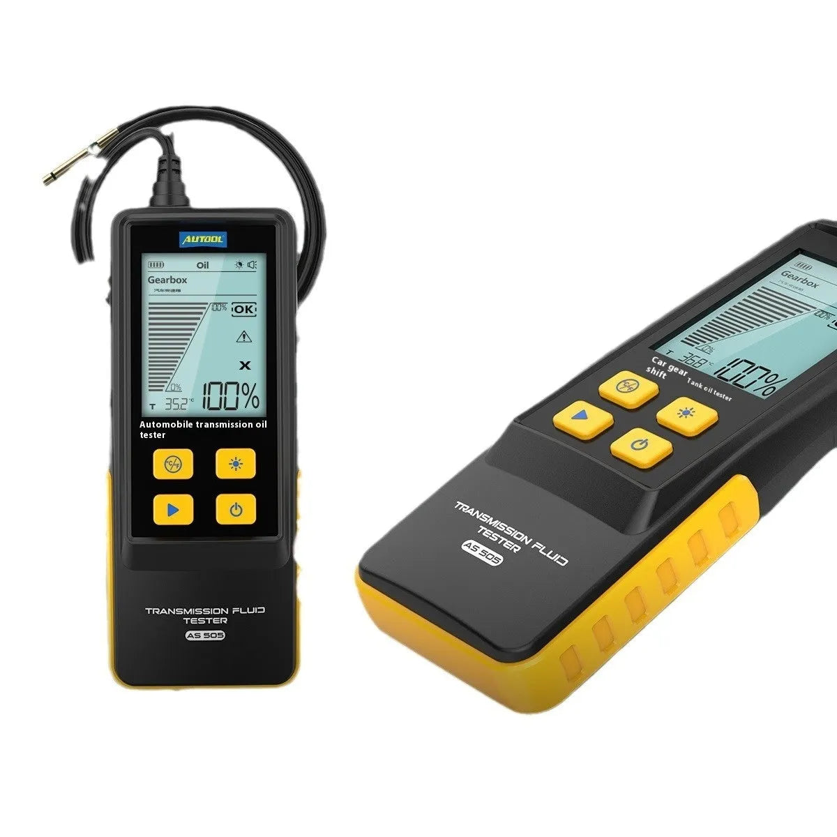 Automobile transmission fluid oil quality analysis detector in black colour with dimensions 26x14x5.5cm